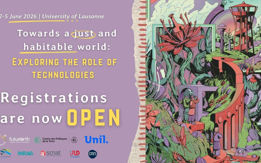 Towards a just and habitable world: exploring the role of technology | Ouverture des inscriptions