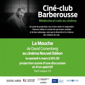 Ciné-club Barberousse – La Mouche @ Cinéma Le Nouvel Odéon