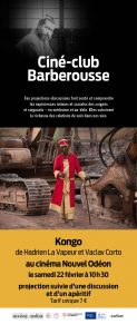 Ciné-club Barberousse. Médecine et soin au cinéma 22 février 2025 : documentaire Kongo de Hadrien La Vapeur et Corto Vaclav (2020) @ Nouvel Odéon