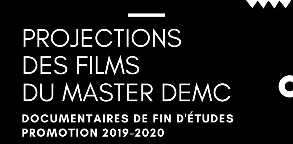 Projections des films de fin d’études du master DEMC