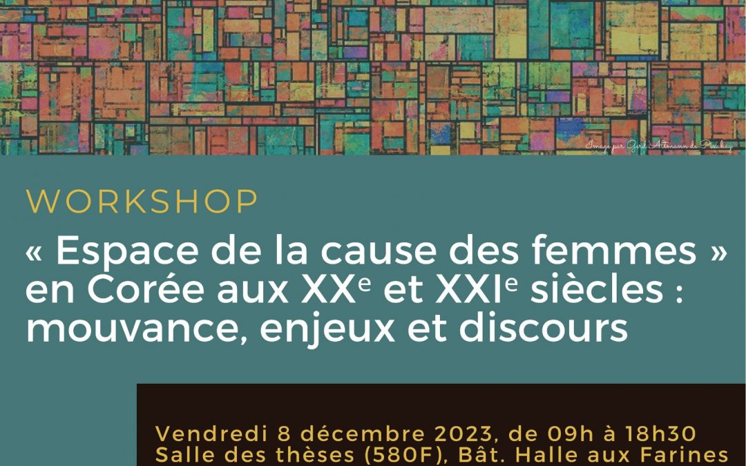 Espace de la cause des femmes en Corée au XXe et XXIe siècles : mouvance, enjeux et discours