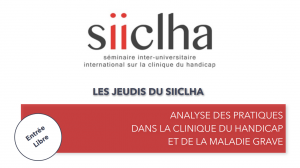 LES JEUDIS DU SIICLHA - Analyse des pratiques professionnelles dans le champ médicosocial @ Zoom