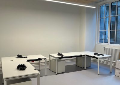 Après travaux - bureaux partagés du rez-de-chaussée