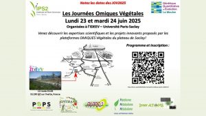 Journées des Omiques Végétales @ Institut Diversité Ecologie et Evolution du Vivant (IDEEV)
