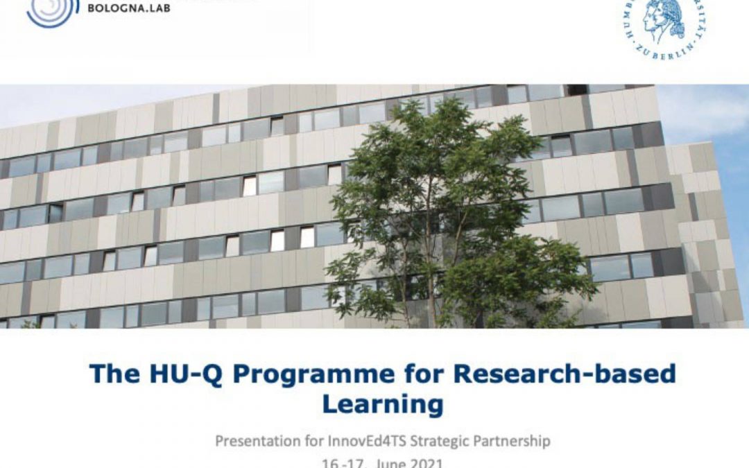 Research-based learning at Humboldt-Universität zu Berlin