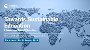 [Circle U.Think & Do Tank] Towards Sustainable Education @ Paris et hybride