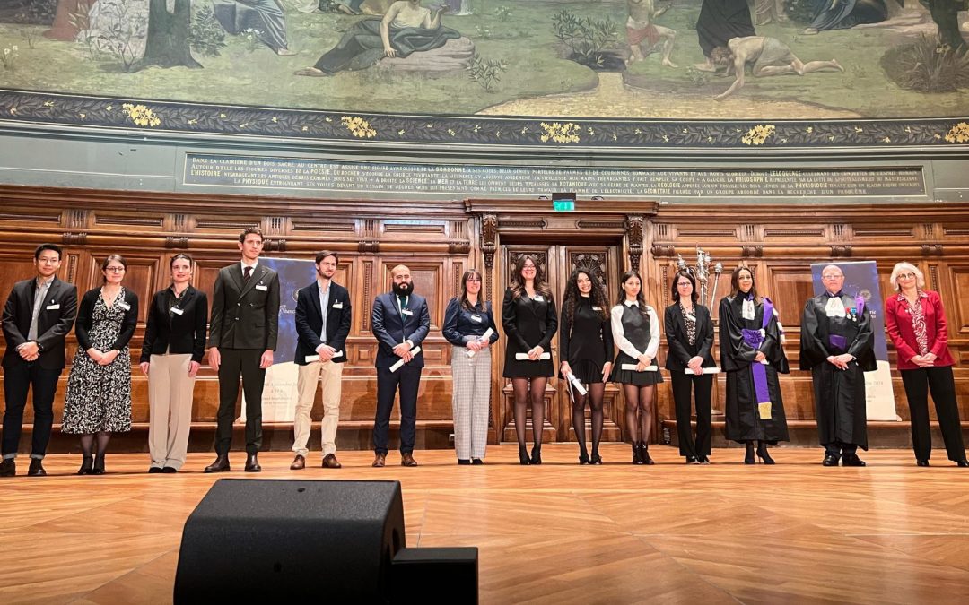 Félicitations aux lauréates et lauréats UPCité 2024 des Prix solennels de thèse de la Chancellerie des universités de Paris !