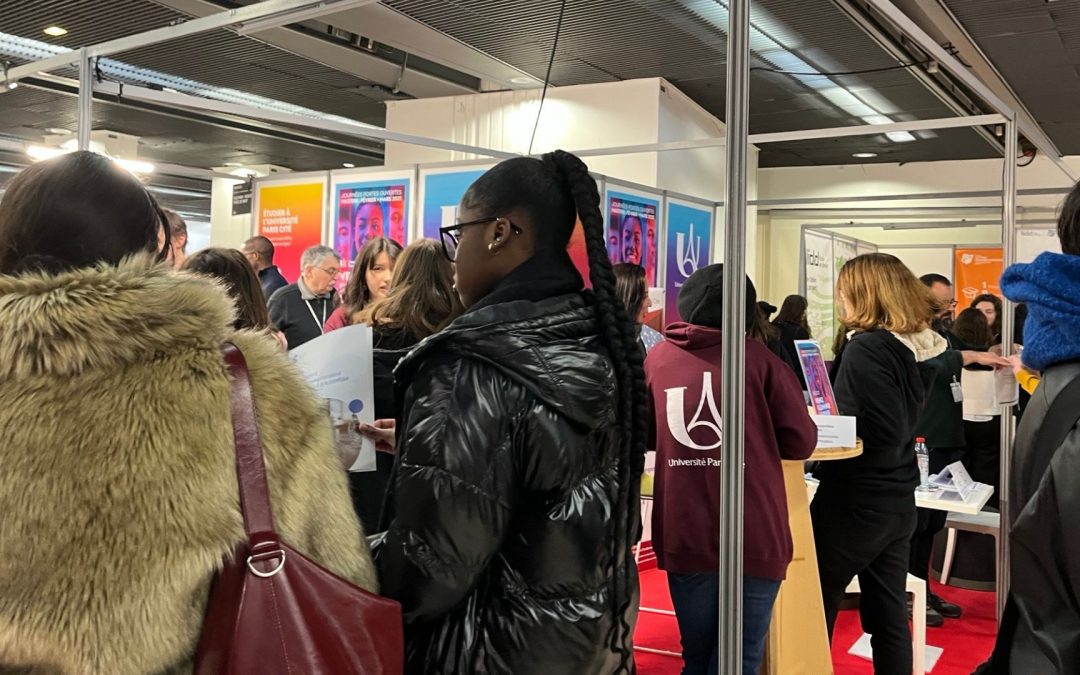 Rencontrez l’université Paris Cité au Salon des masters, mastères spécialisés et premier emploi, en France et à l’international !