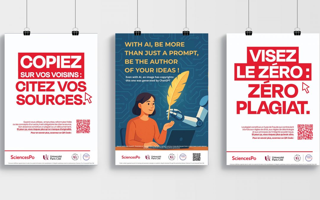 L’intégrité académique à l’honneur : découvrez les lauréates et lauréats du concours d’affiches 2025