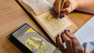 Workshop : Gold leafing @ Grands Moulins Campus - Université Paris Cité